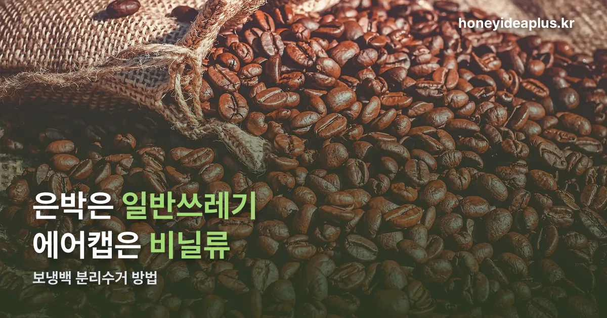 보냉백 분리수거 정리 썸네일
