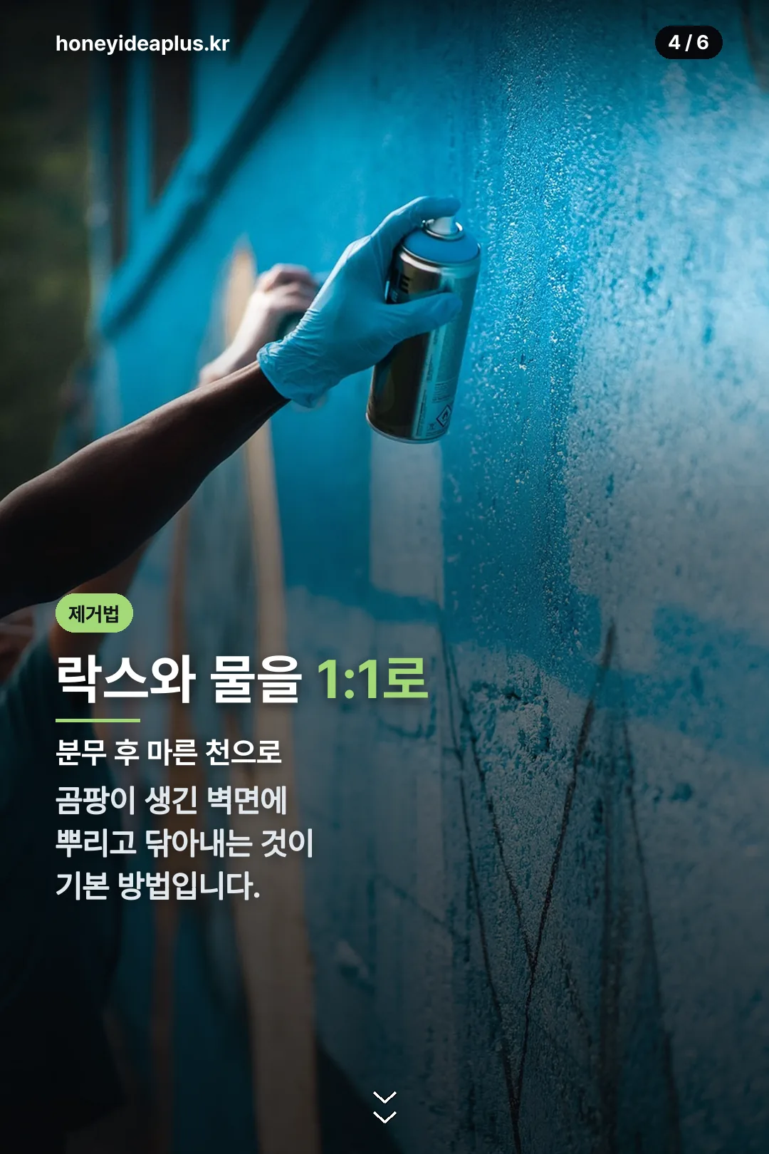 락스 희석 제거법