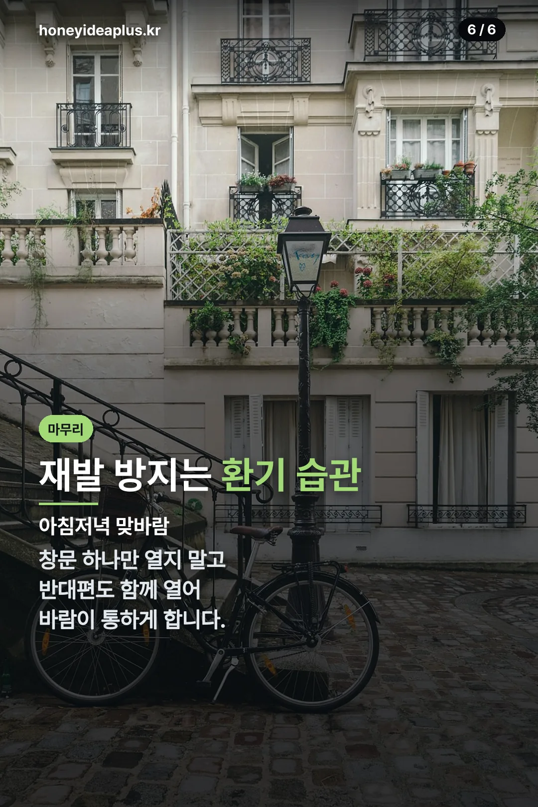 재발 방지 마무리