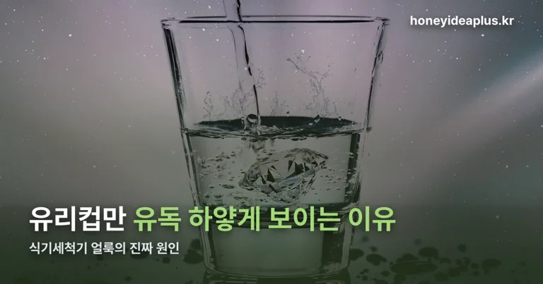 식기세척기 얼룩 정리 썸네일